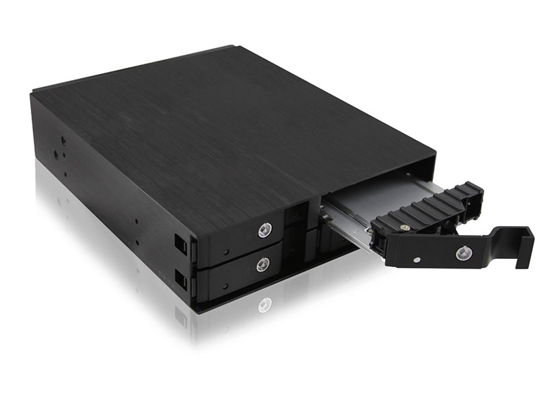 ICY BOX IB-2240SSK 13,3 cm (5.25) Speicherlaufwerkbehälter Schwarz