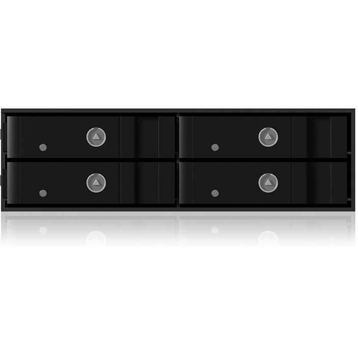 ICY BOX IB-2240SSK 13,3 cm (5.25) Speicherlaufwerkbehälter Schwarz