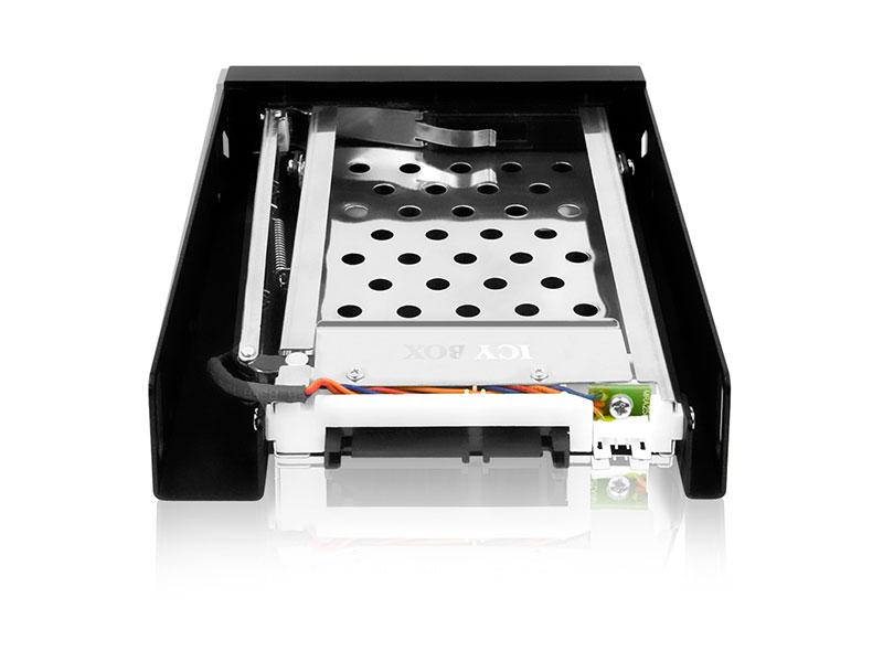 ICY BOX IB-2217StS 8,89 cm (3.5) Speicherlaufwerkbehälter Schwarz