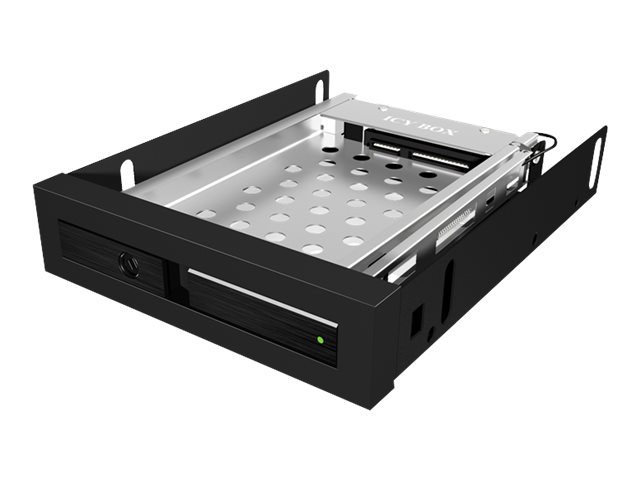 ICY BOX IB-2217StS 8,89 cm (3.5) Speicherlaufwerkbehälter Schwarz