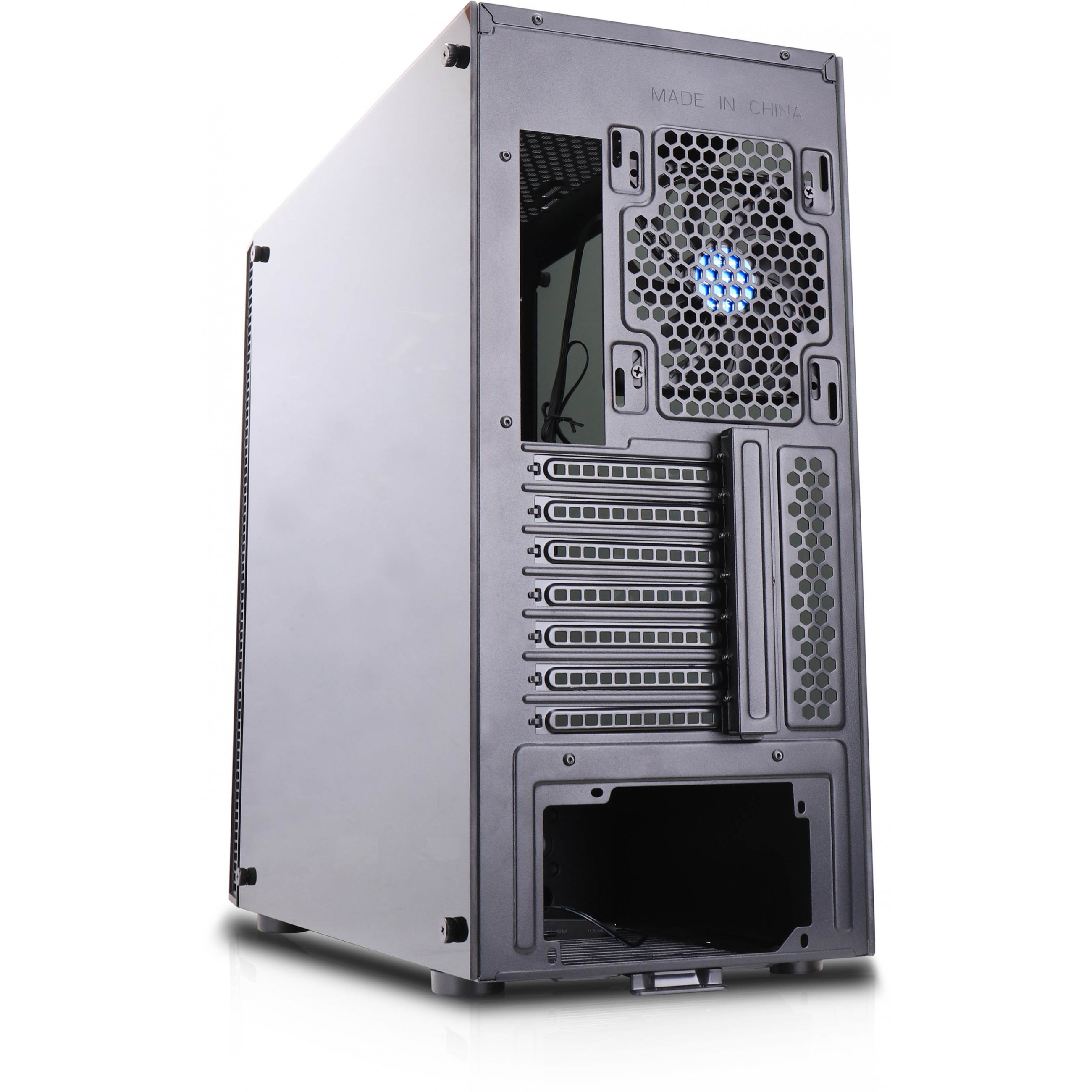 Cooltek Gehäuse VIER Midi Tower RGB Schwarz ATX/M-ATX/IT