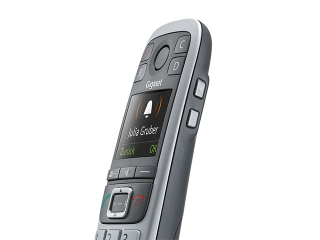 GIGASET E560HX platin Grosstastentelefon