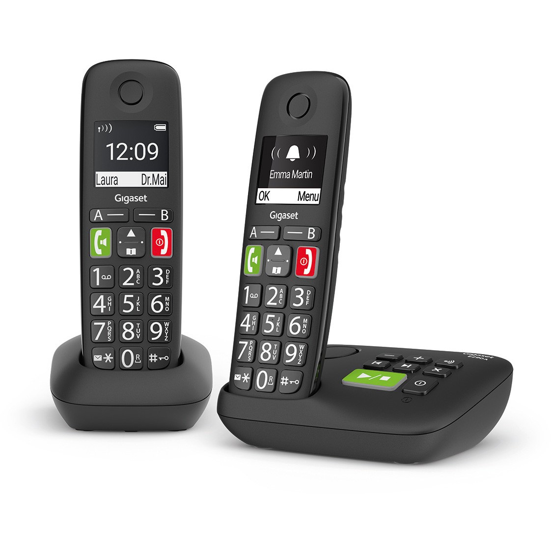 GIGASET E290A Duo schwarz