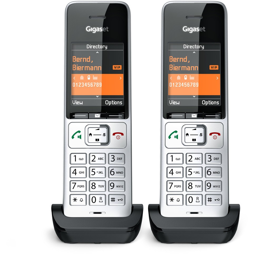 GIGASET COMFORT 500HX duo silber / schwa