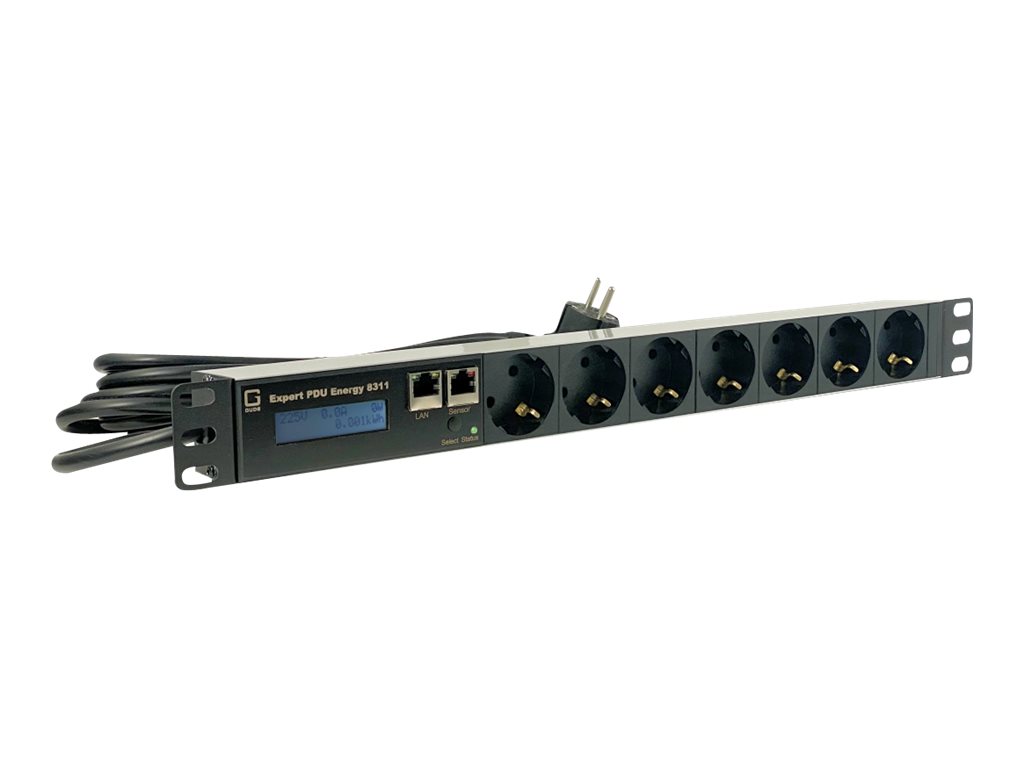 GUDE 8311-1 metered PDU, 7fach, mit integrierten Mess-/Auswertungsmöglichkeiten
