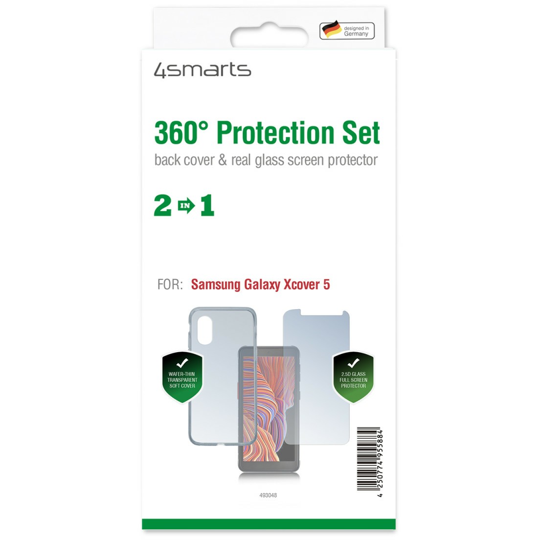 4smarts 493048 mobile phone screen/back protector