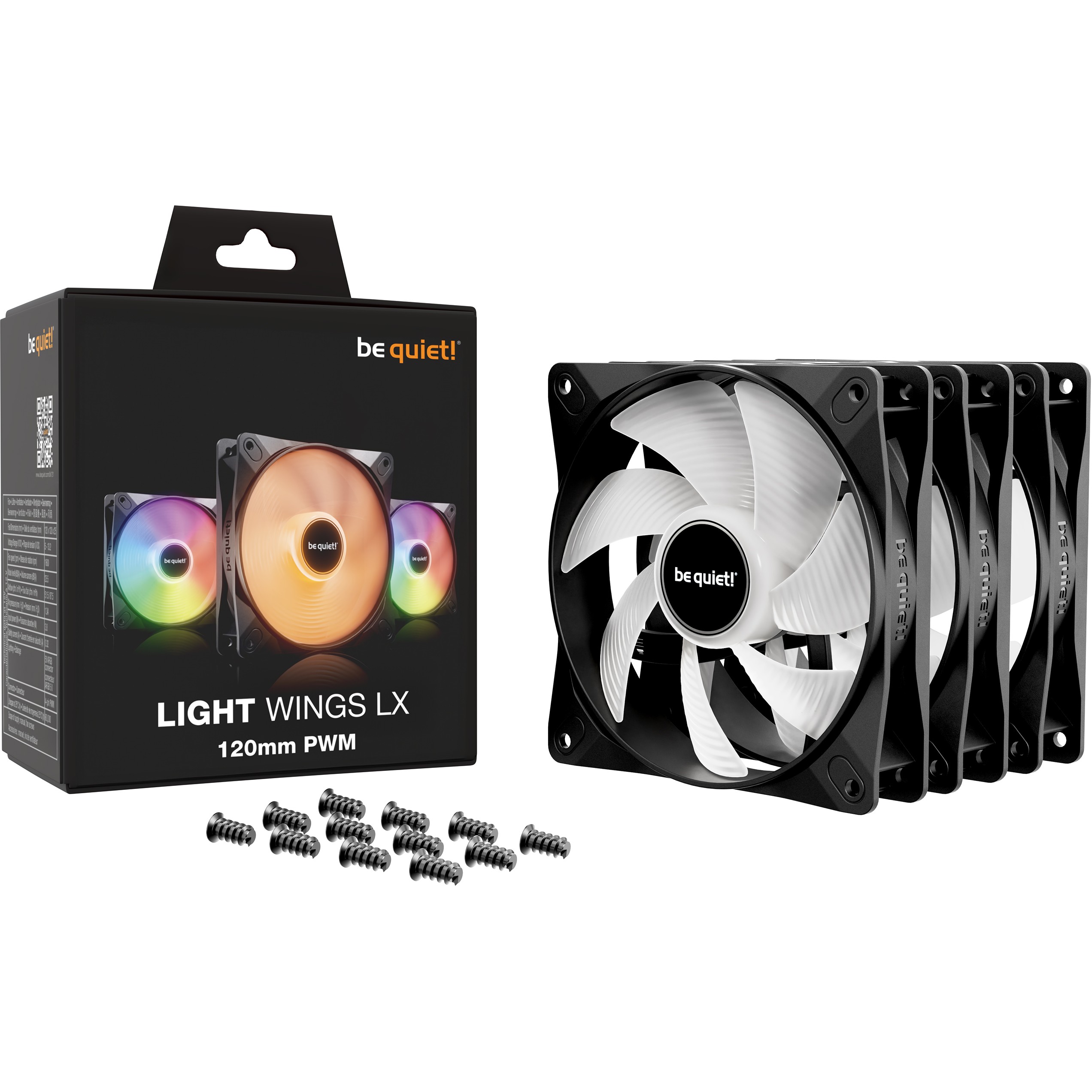 be quiet! Lüfter 120*120*25  Light Wings LX PWM Triple