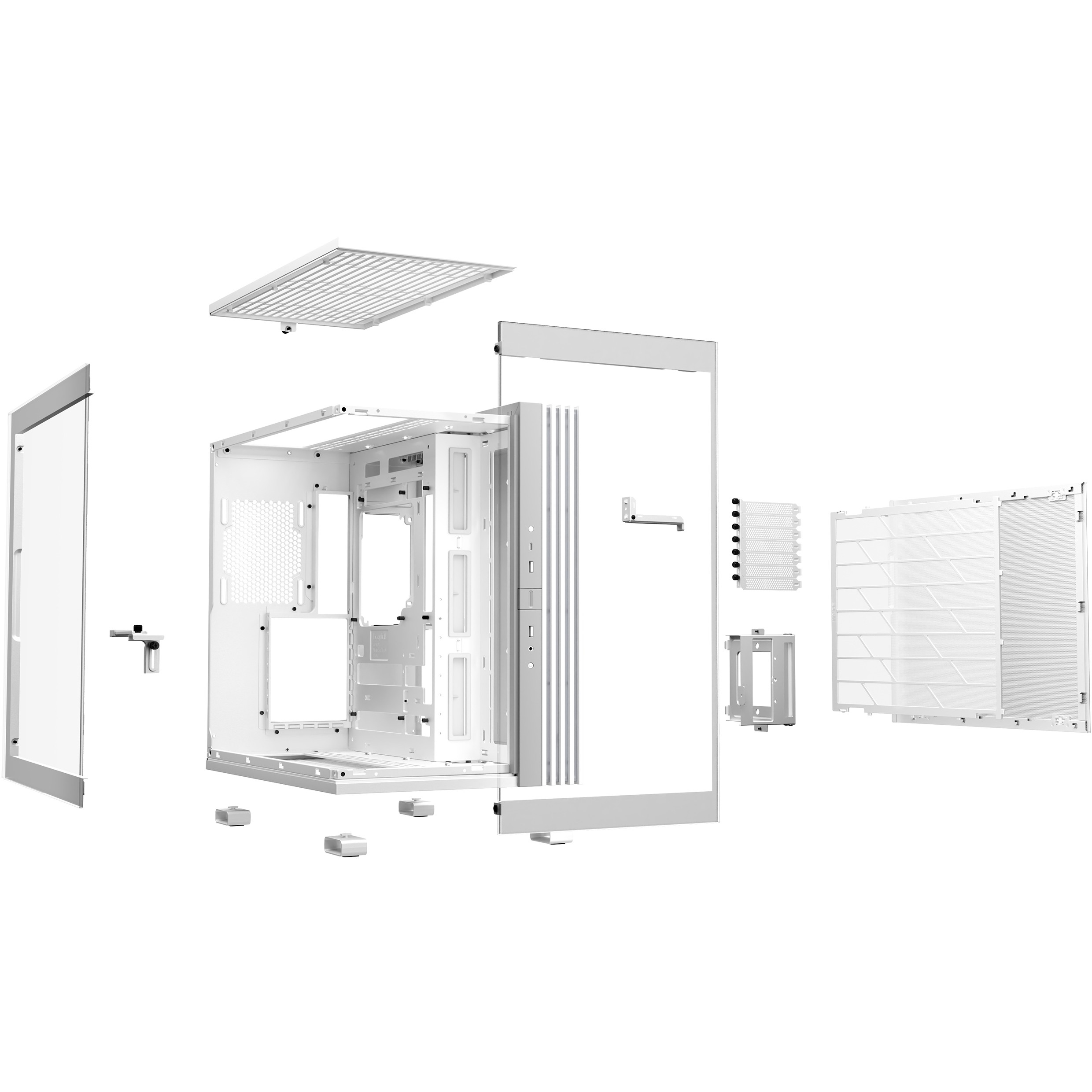 Midi be quiet! Light Base 600 DX white