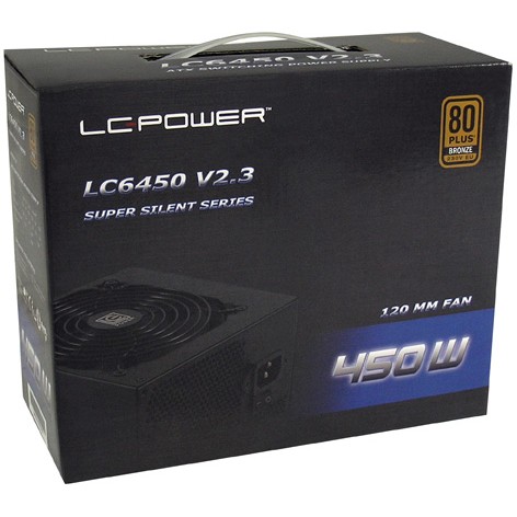 LC-Power Netzteil 450W LC6450 12cm (80+Bronze)