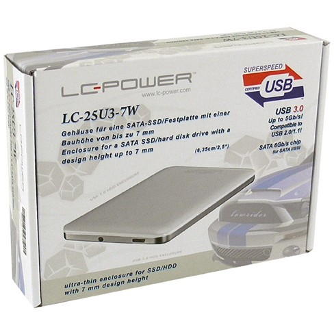 LC-Power LC-25U3-7W storage drive enclosure
