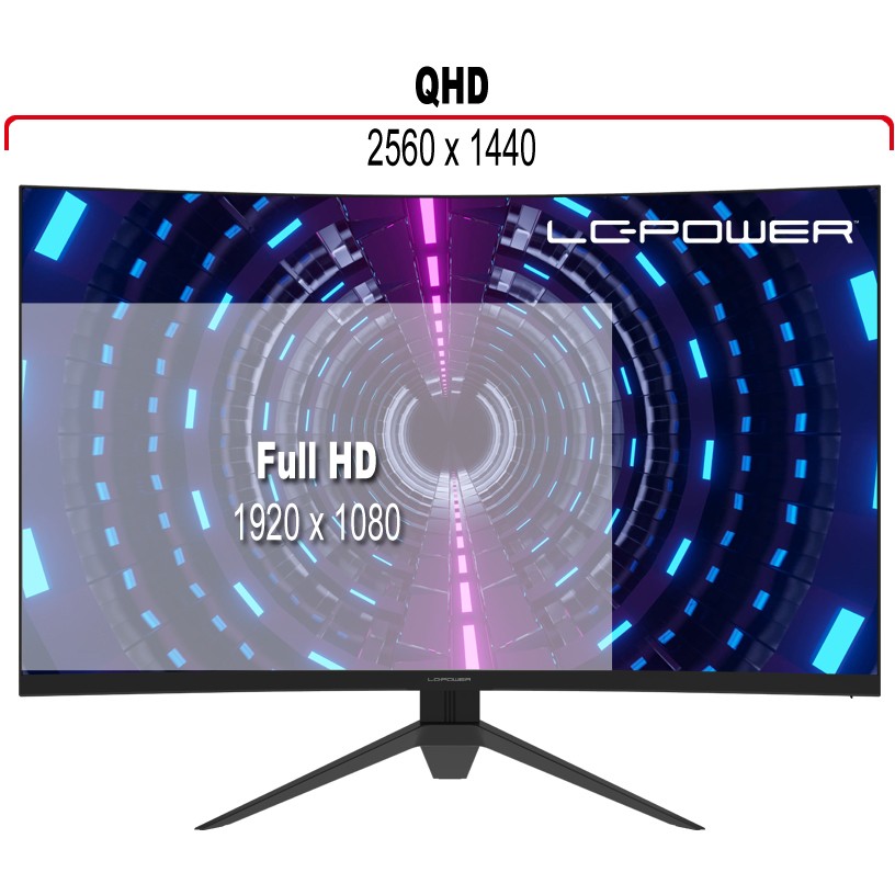 LC-Power 80,01cm  (31,5) LC-M32-QHD-165-V2 Curved