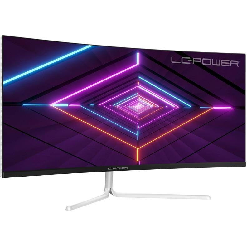 LC-Power 86,36cm (34) LC-M34-UWQHD-100-C-V3 VA+DP+HDMI Whit