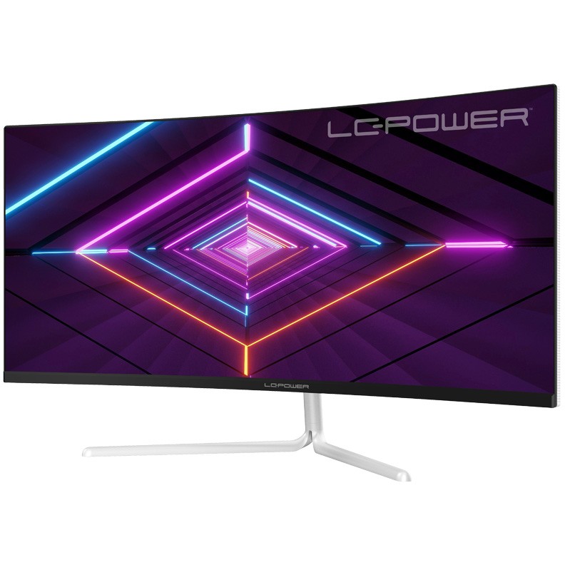 LC-Power 86,36cm (34) LC-M34-UWQHD-100-C-V3 VA+DP+HDMI Whit