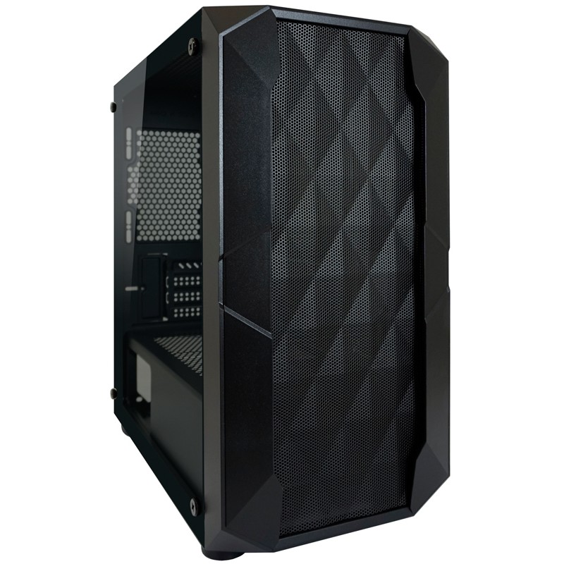 LC-Power Geh M-ATX Gaming 712MB Polynom_X (Black)
