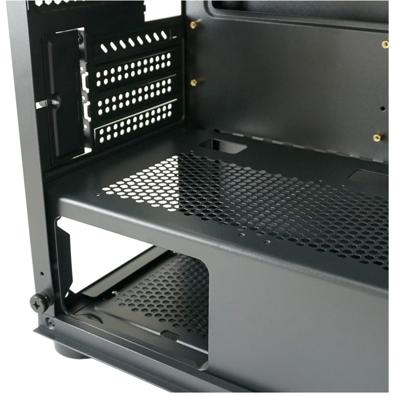 LC-Power Geh M-ATX Gaming 712MB Polynom_X (Black)