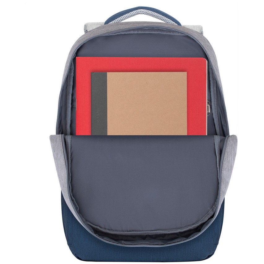 Riva NB Rucksack Prater        17.3      grau/d.blau  7567