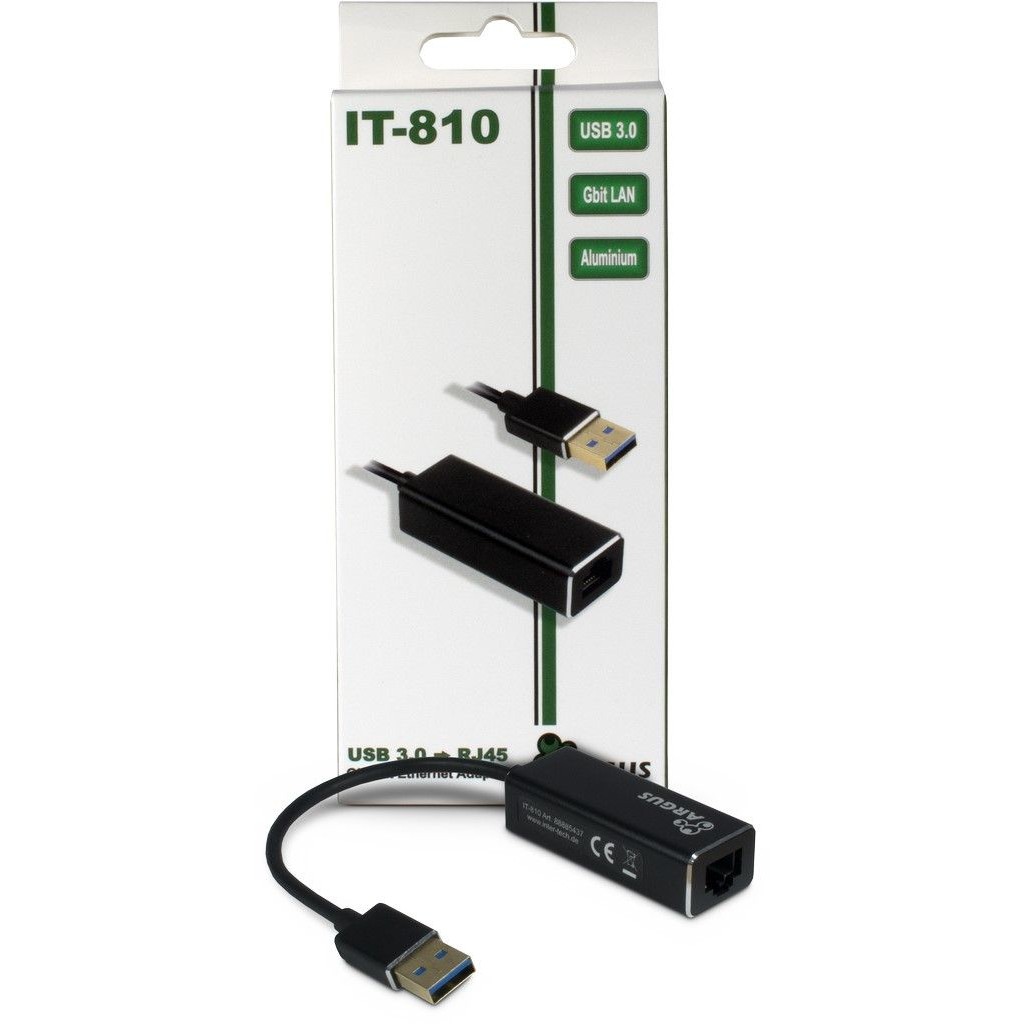 Inter-Tech LAN-Adapter Argus IT-810   USB-A Gigabit Ethernet