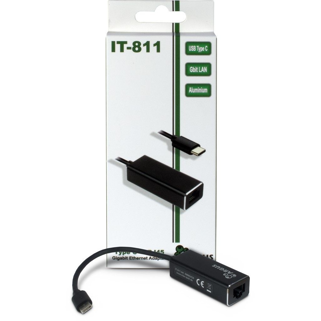 Inter-Tech LAN-Adapter Argus IT-811   USB-C Gigabit Ethernet