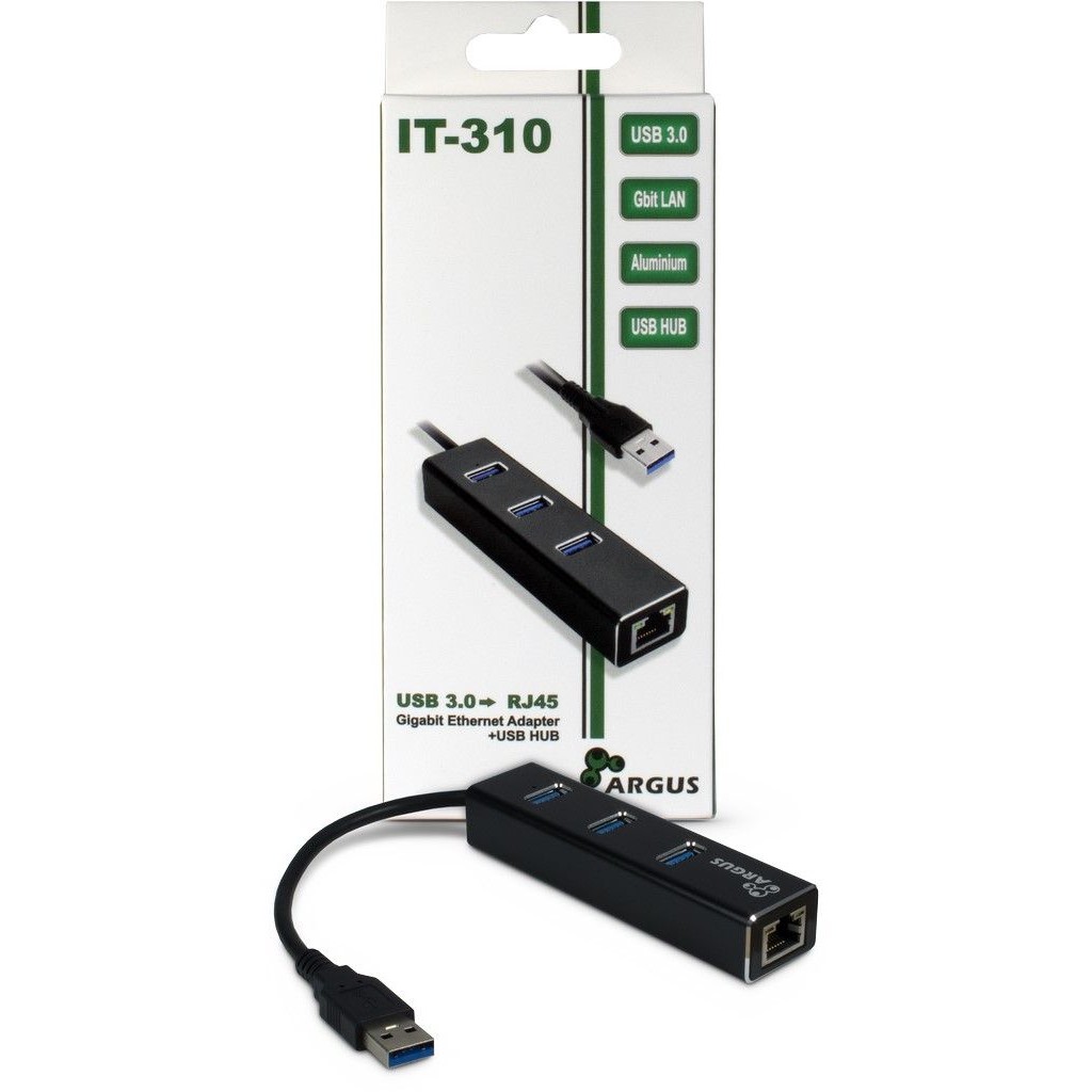 Inter-Tech LAN-Adapter Argus IT-310   USB-A Gigabit Ethernet