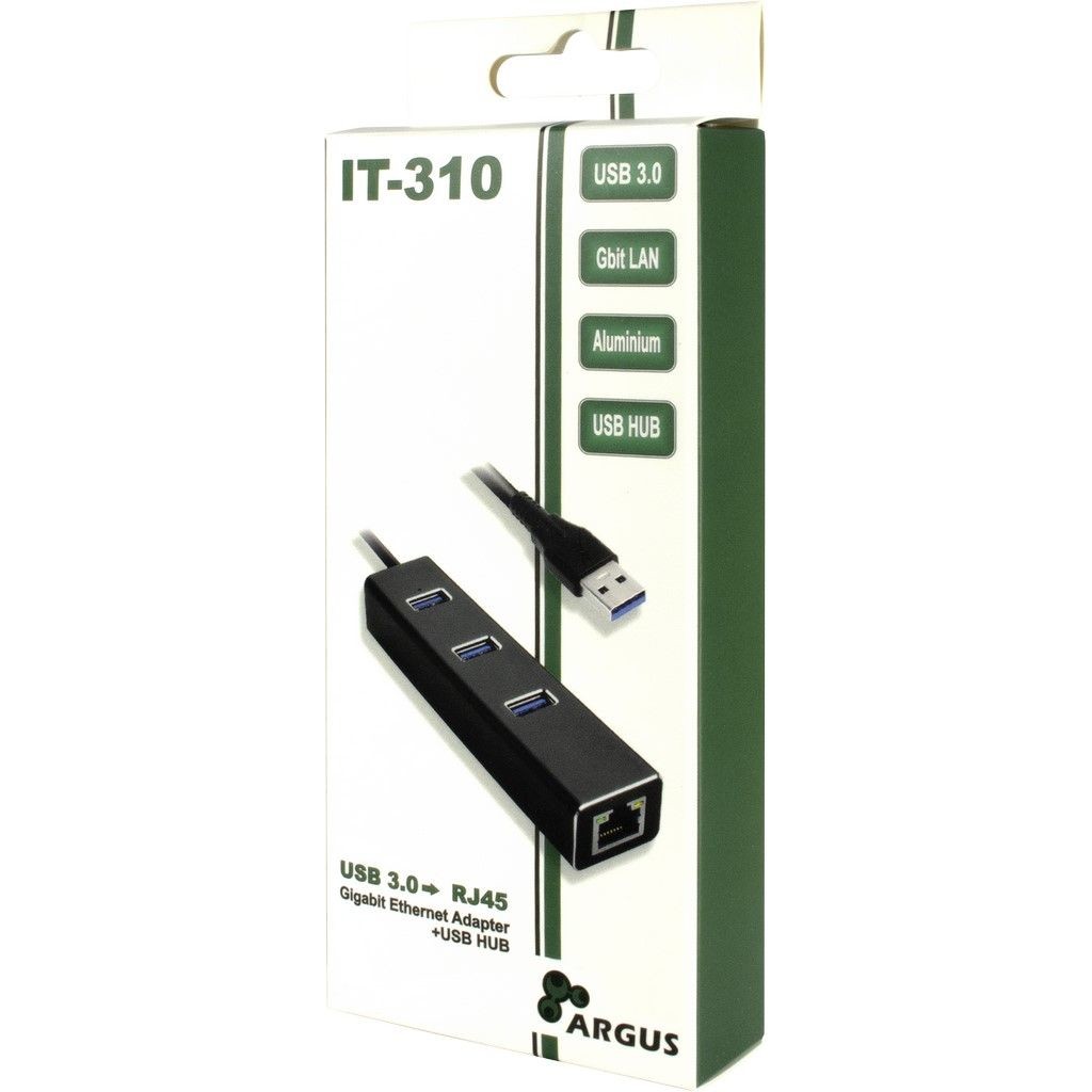 Inter-Tech LAN-Adapter Argus IT-310   USB-A Gigabit Ethernet