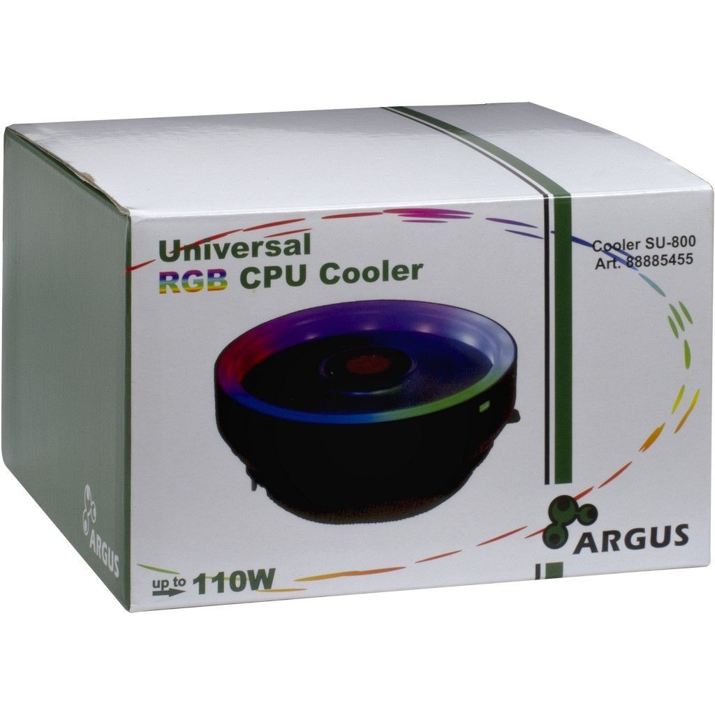 Inter-Tech Desktop-Kühler Argus SU-800 aktiv  120 mm Lüfter