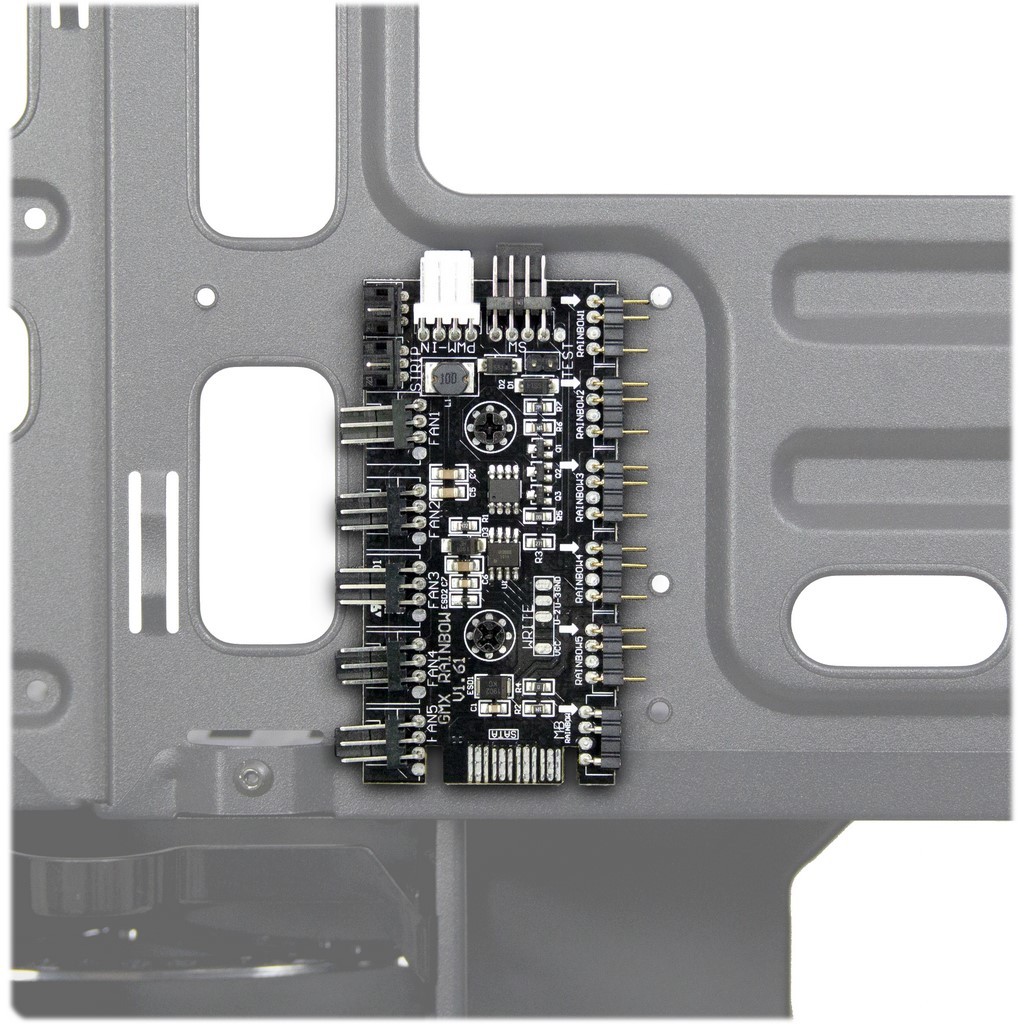 Inter-Tech Geh X-608 Infinity Micro mit 1x120mm RGB-Lüfter