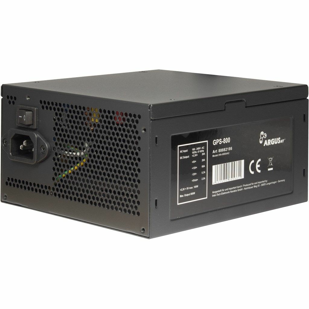 Inter-Tech Netzteil 800W Argus GPS-800 1X140mm Lüfter retail