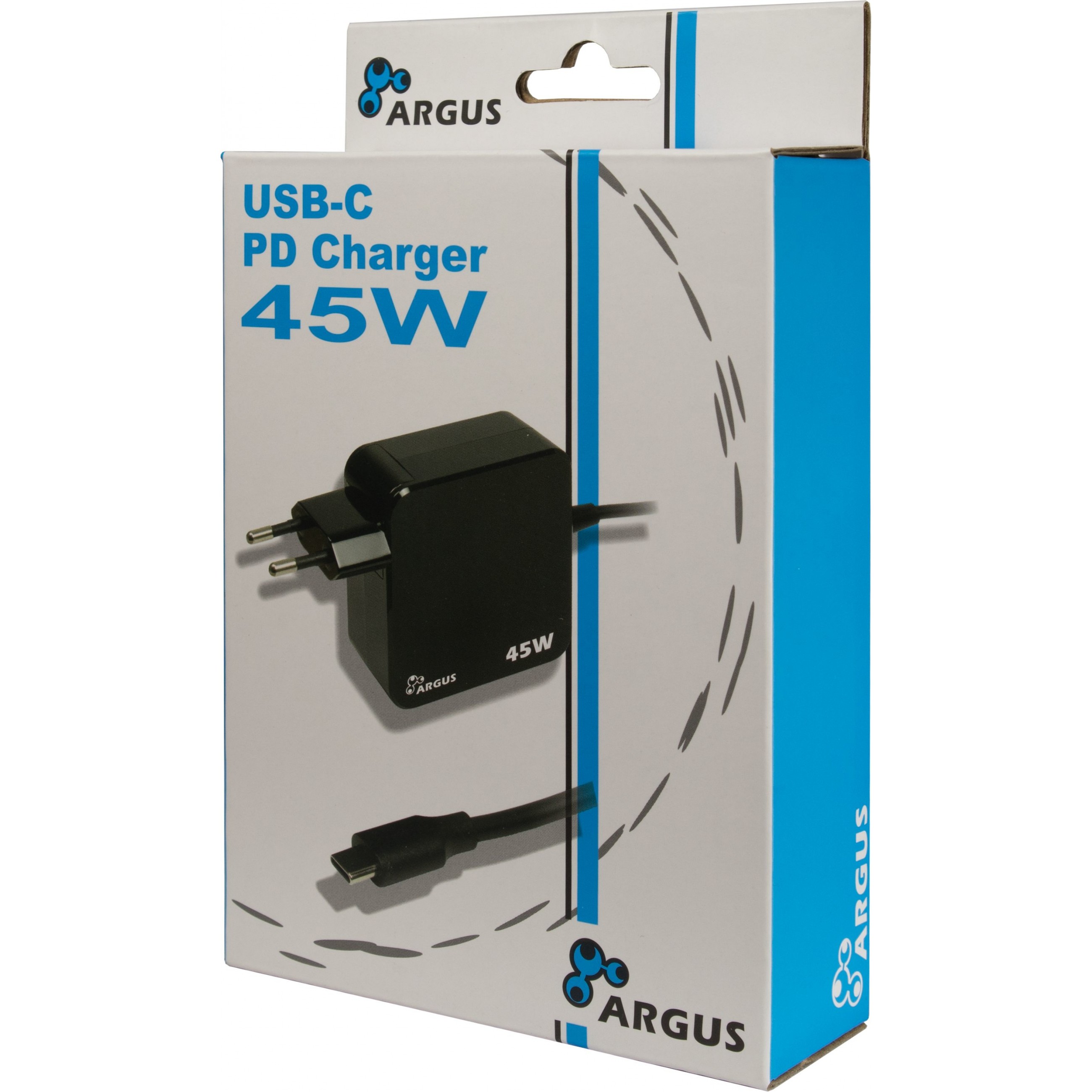 Inter-Tech Stecker-Netzteil PD-2045 45W USB-C schwarz