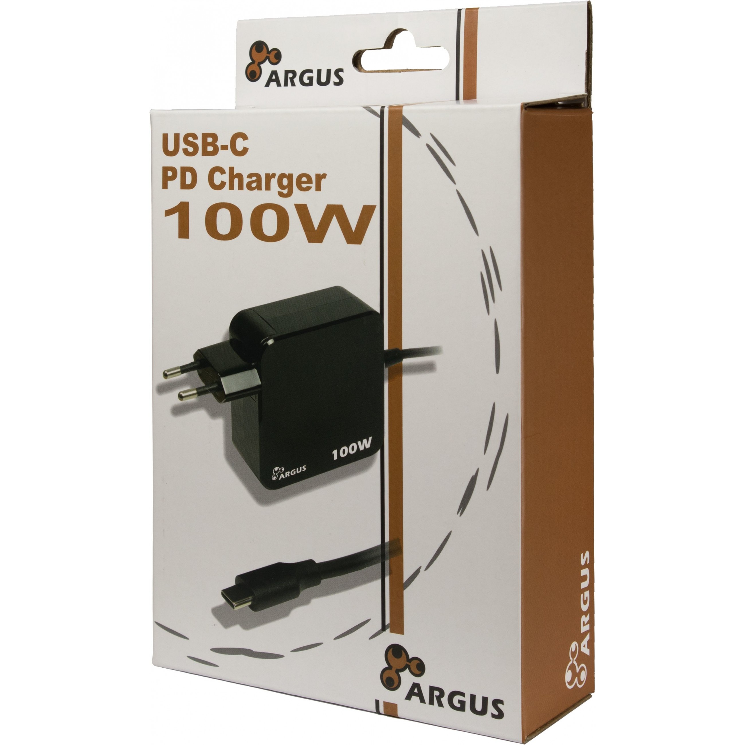 Inter-Tech Stecker-Netzteil PD-2100 100W USB-C schwarz