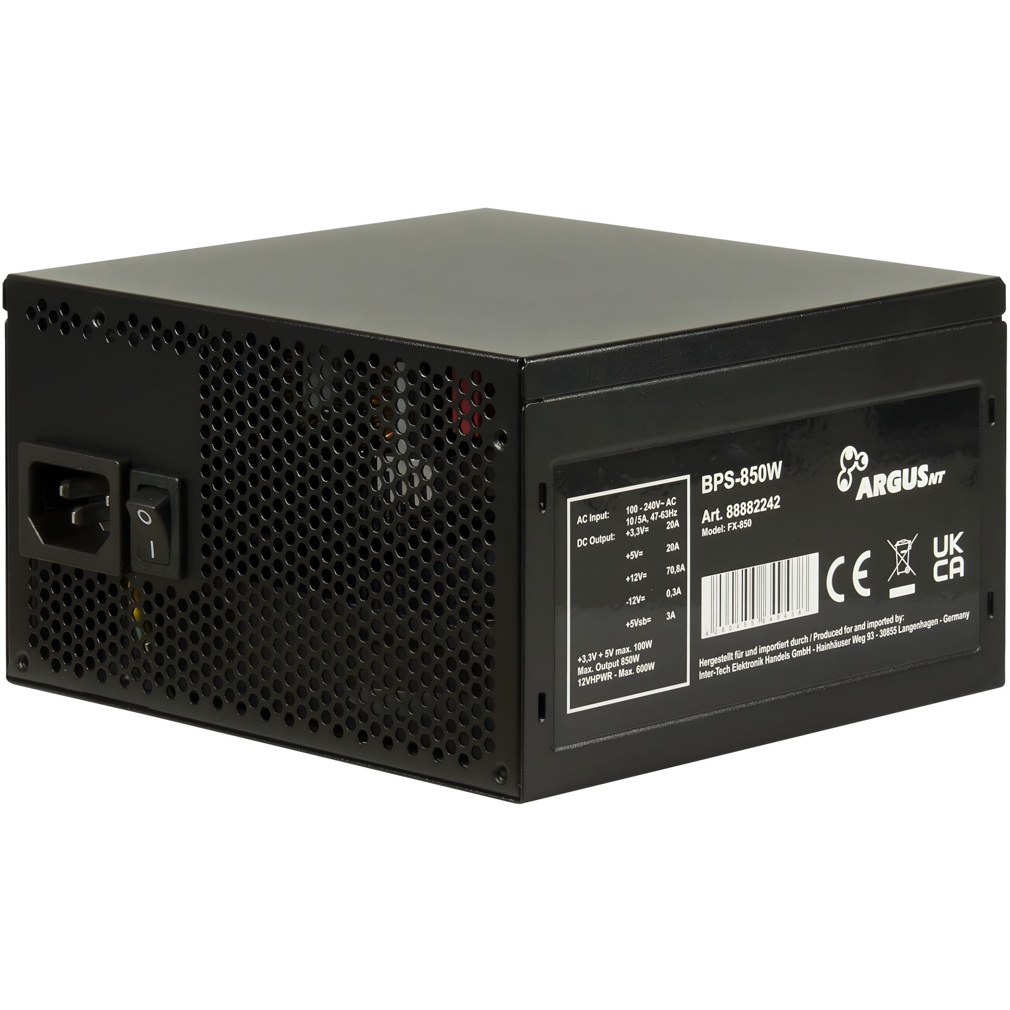 Inter-Tech BPS-850 power supply unit