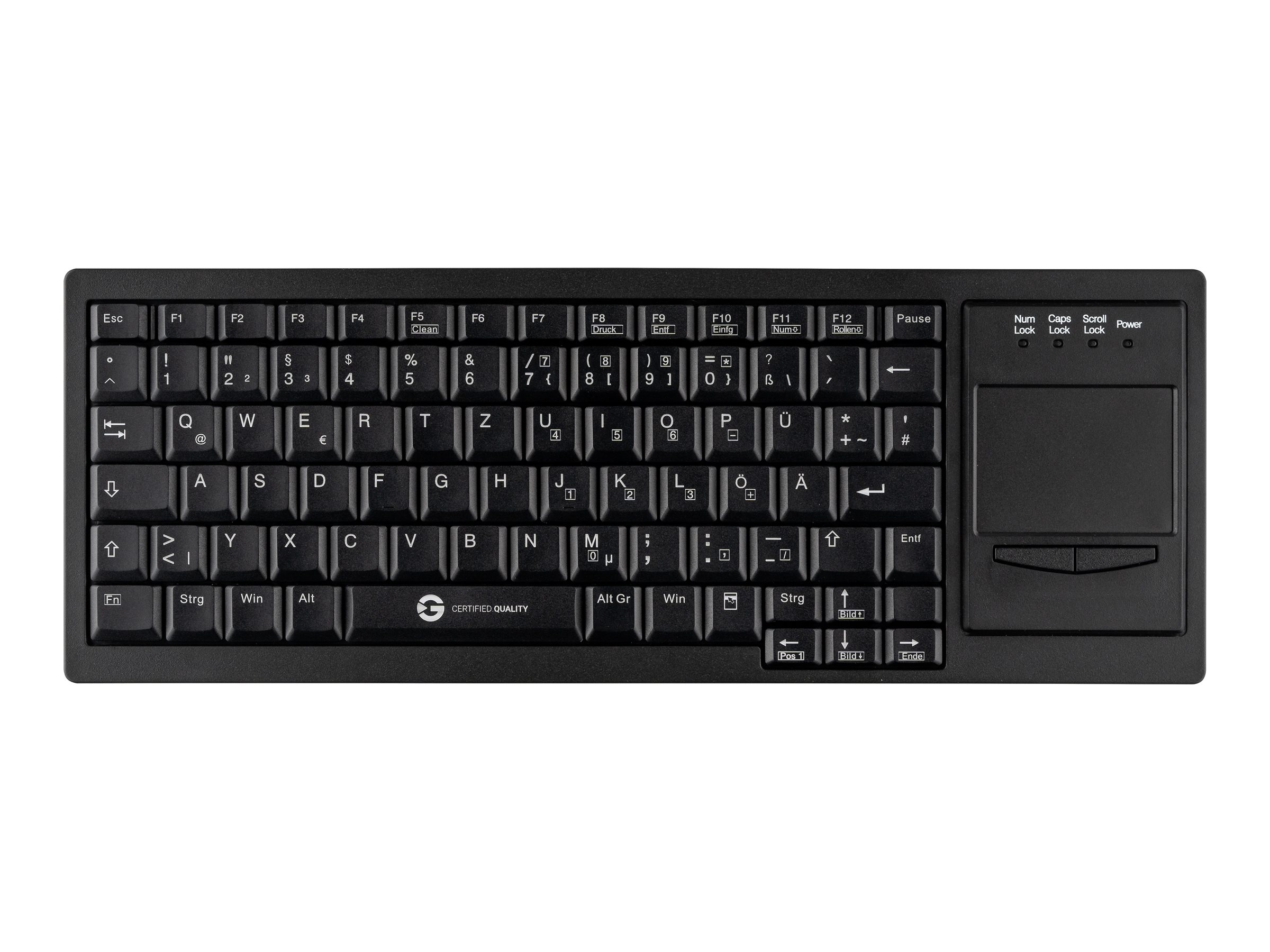 GETT TKL-083-GCQ-TOUCH-BLACK-USB-DE