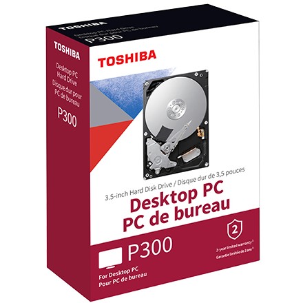 Toshiba 8.9cm (3.5)  6TB SATA3 Desktop P300 Red    5400 intern