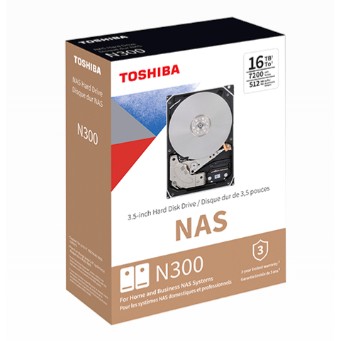 Toshiba 8.9cm (3.5) 10TB SATA3 NAS N300 7200RPM intern bulk