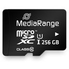 MediaRange SD MicroSD Card 256GB UHS-1 Cl.10 inkl. Adapter