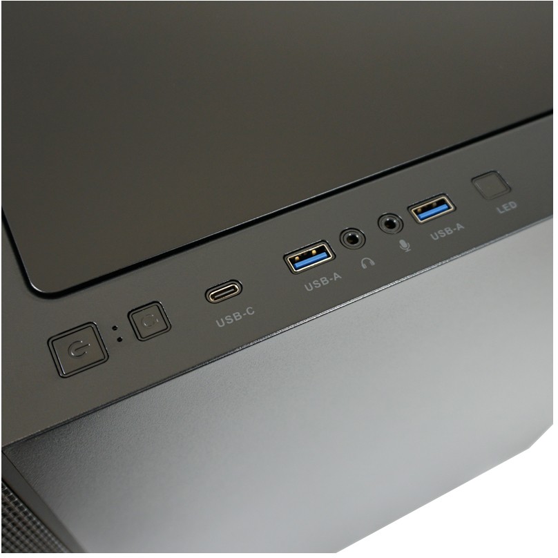 LC-Power Geh Midi ATX 8000B (B/1xUSB-C+2xUSB-A)