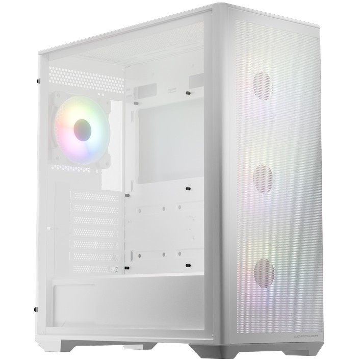 LC-Power Geh Midi ATX Gaming 811W - Meshwork_XL Light - o.N