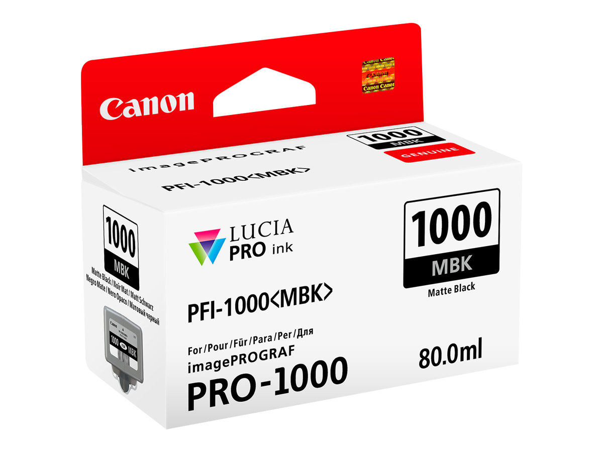 Canon PFI-1000MBK Tinte Mattschwarz