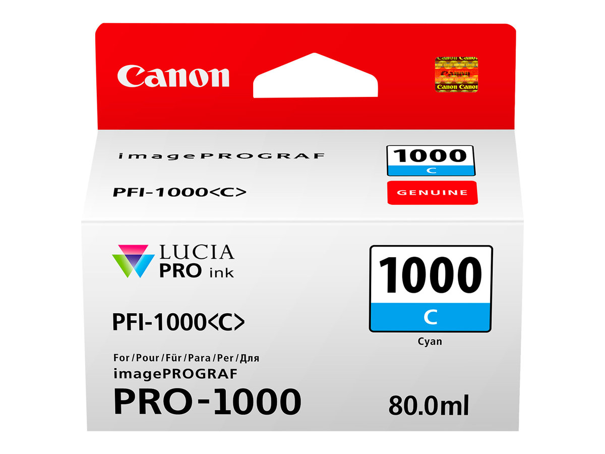 Patrone Canon PFI-1000C cyan