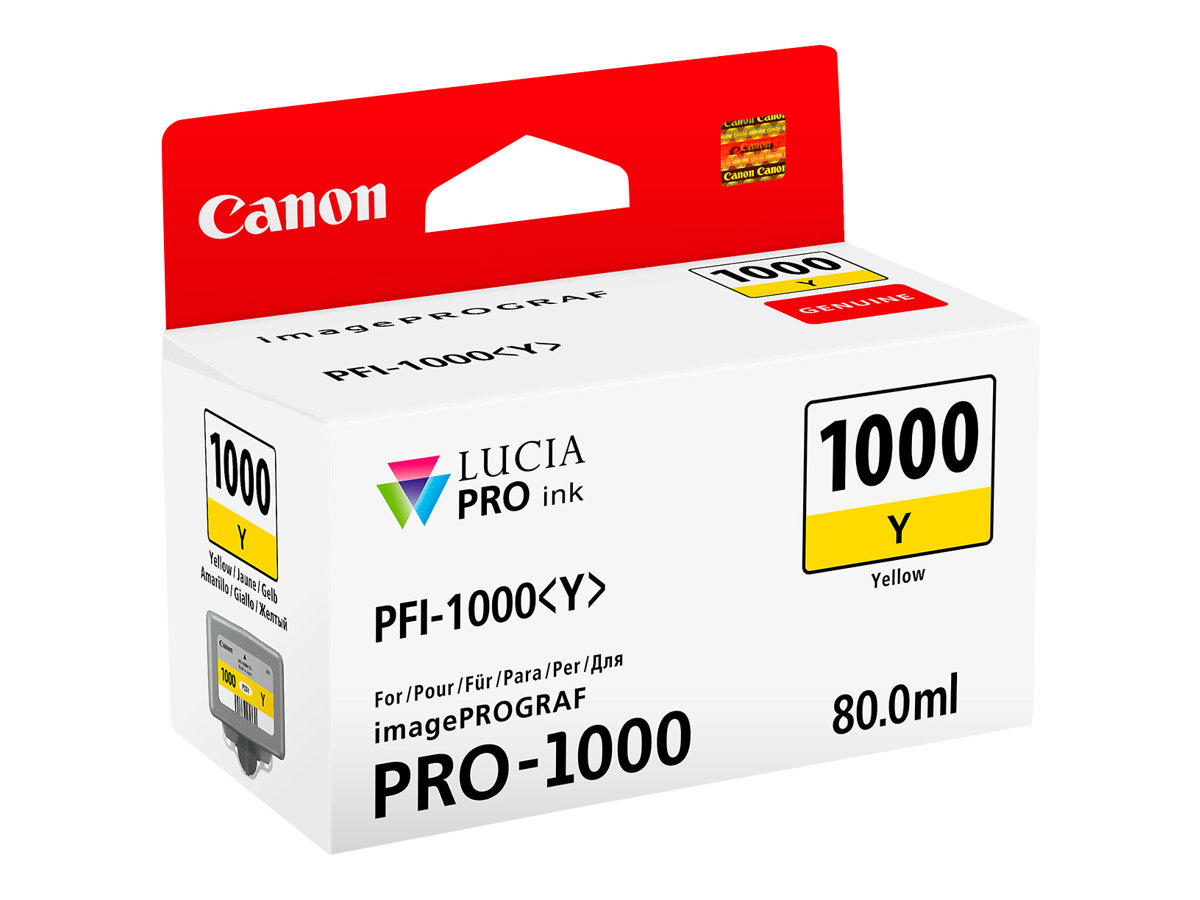 Patrone Canon PFI-1000Y yellow