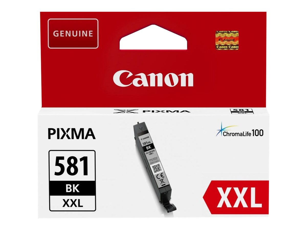 Canon CLI-581 XXL Schwarz Tintentank, sehr hohe Reichweite
