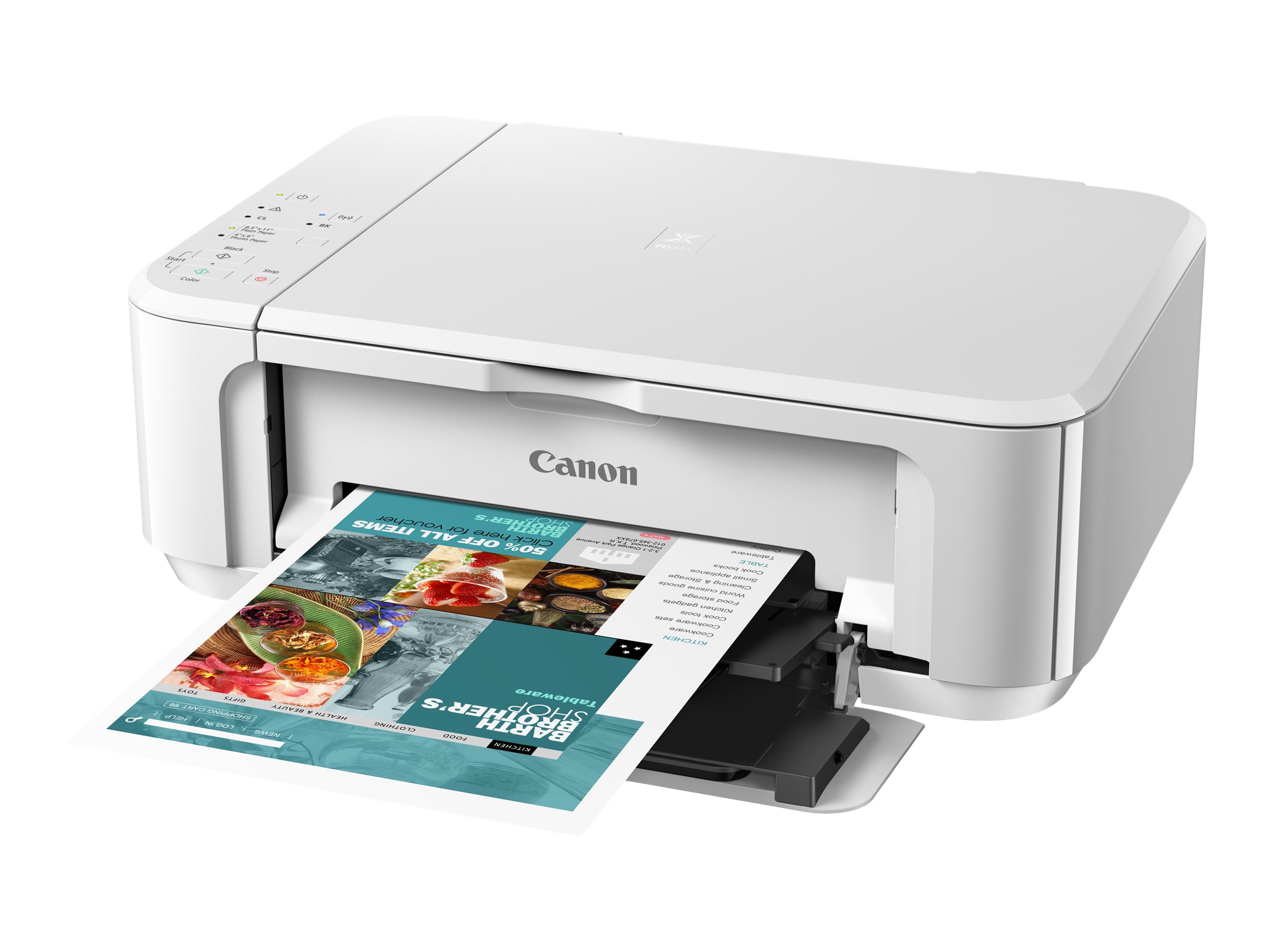 Canon PIXMA MG3650S Multifunktionssystem 3-in-1 weiss