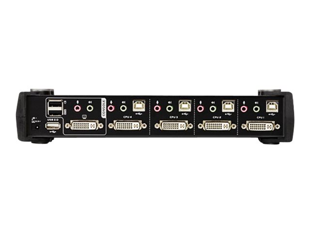 ATEN CS1764A KVM Switch DVI, USB, Audio, USB-Hub, 4 Ports