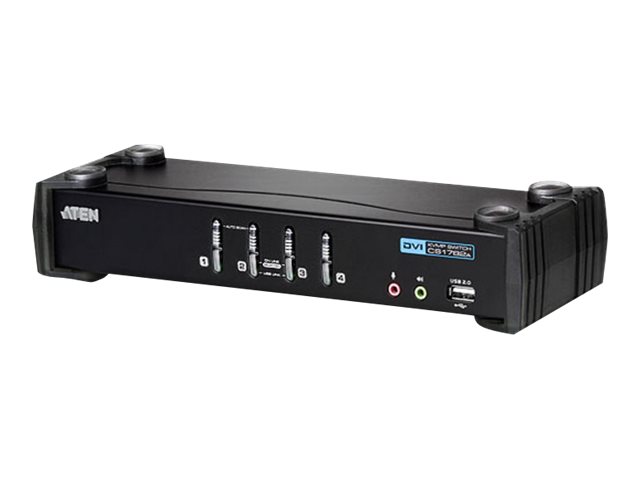ATEN CS1764A KVM Switch DVI, USB, Audio, USB-Hub, 4 Ports