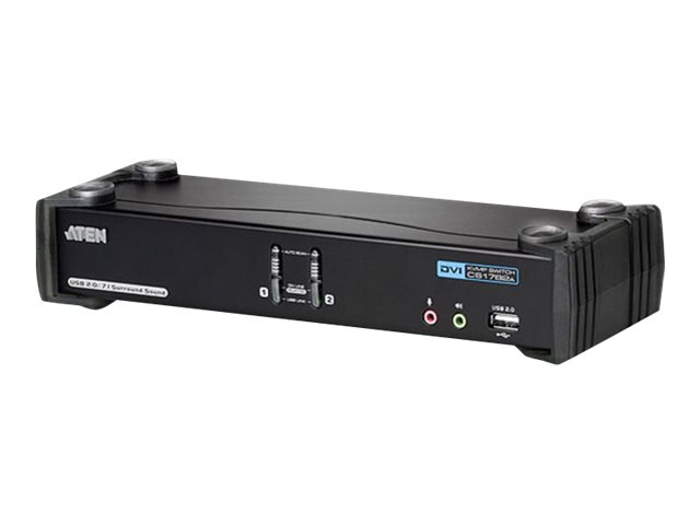 ATEN CS1782A KVM Switch Dual-Link DVI, USB, Audio, 2 Ports