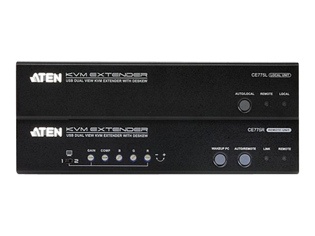 ATEN CE775 USB VGA Dual View KVM Extender