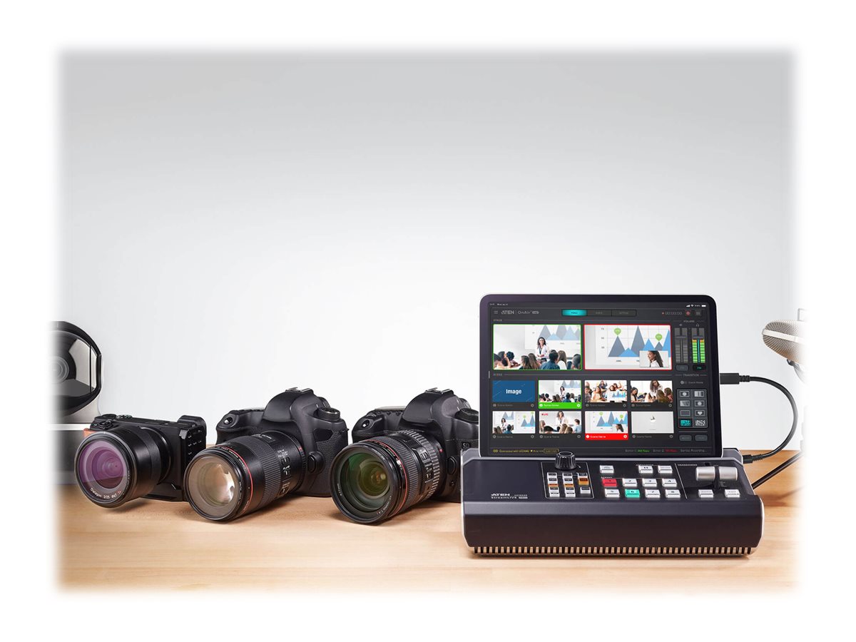 ATEN UC9040 StreamLIVE Pro All in One Mehrkanal AV Mixer