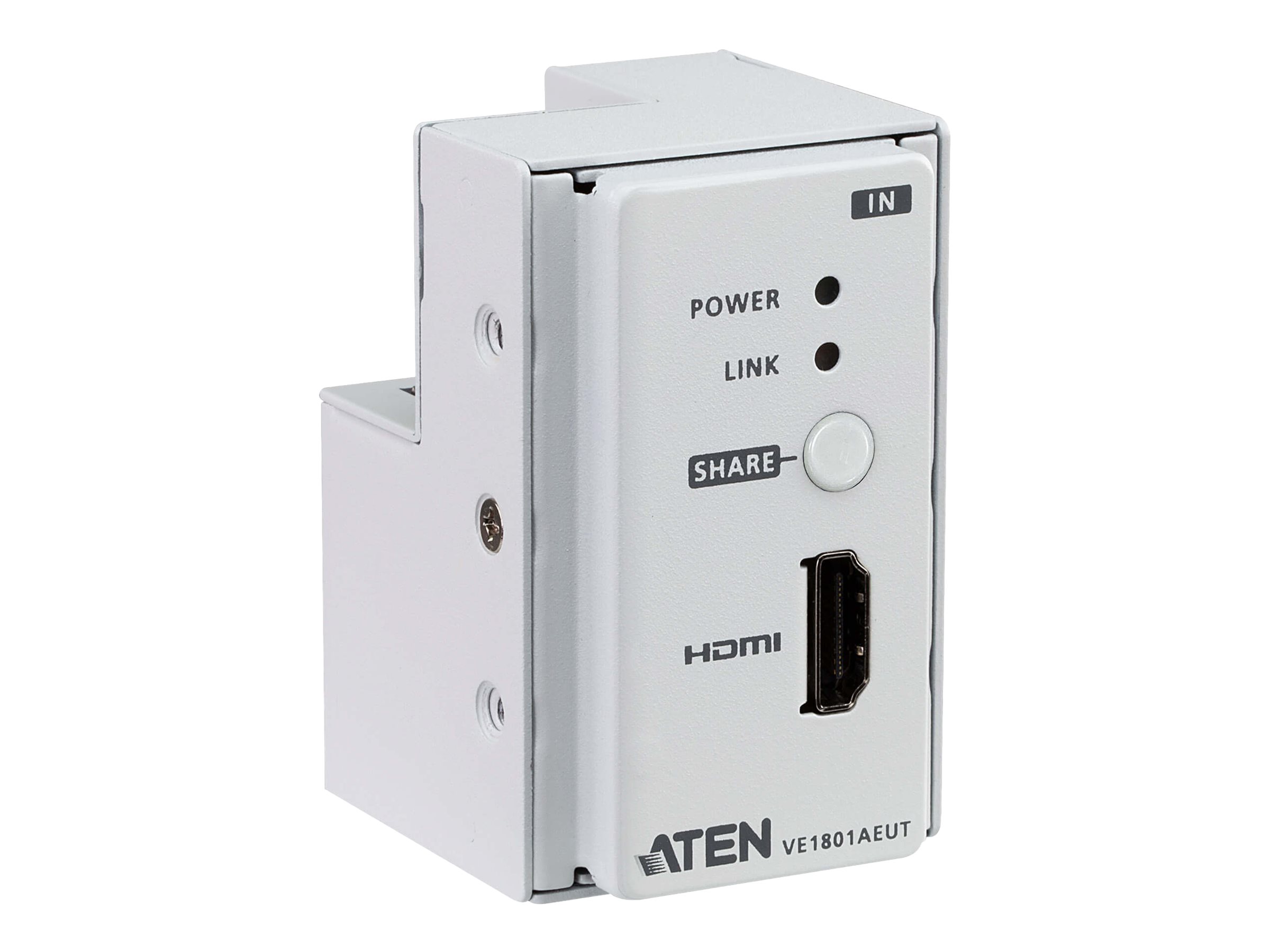 ATEN VE1801AEUT HDMI 4K HDBaseT-Lite Sender, mit EU-Wandplatte PoH
