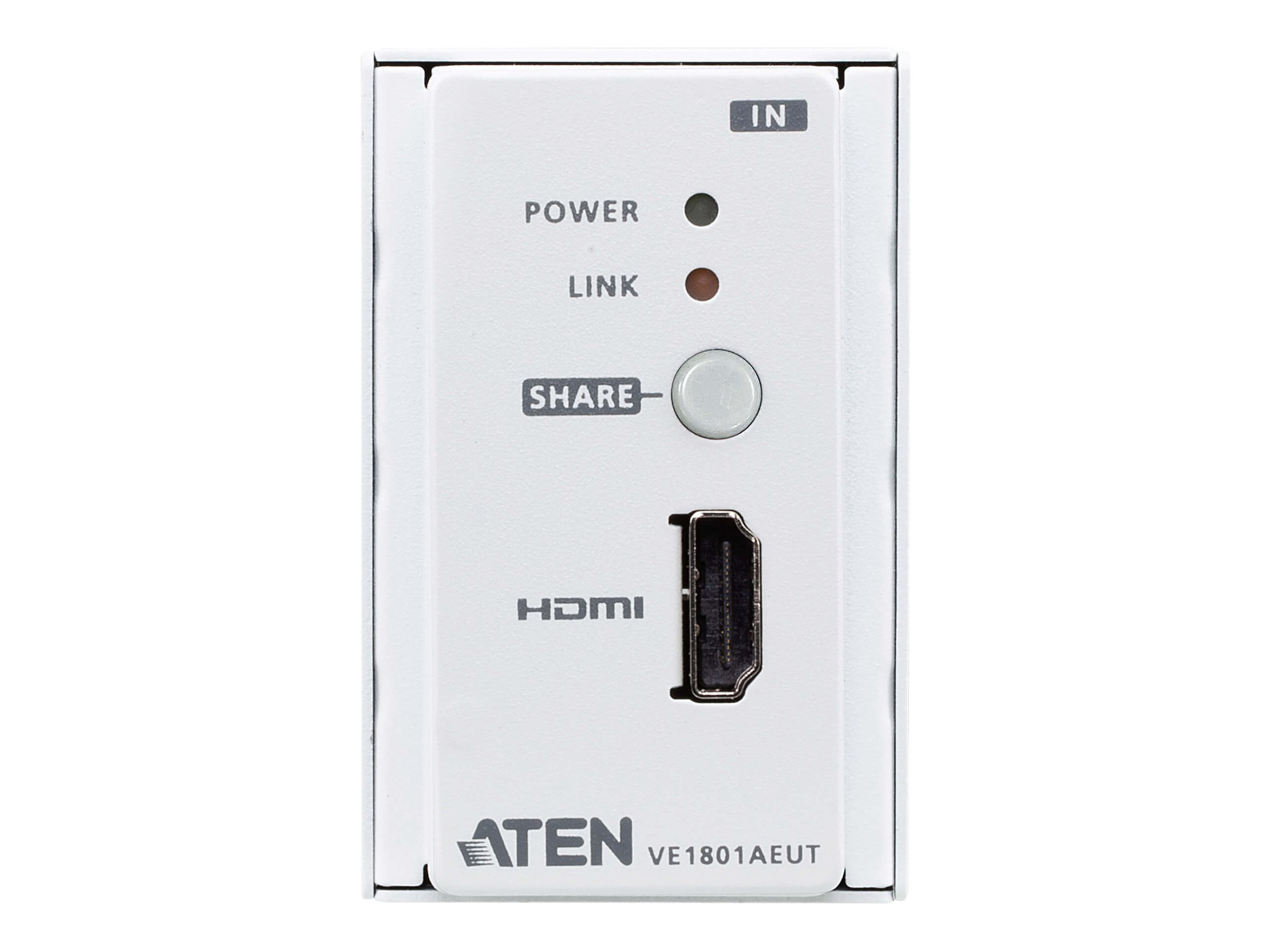 ATEN VE1801AEUT HDMI 4K HDBaseT-Lite Sender, mit EU-Wandplatte PoH
