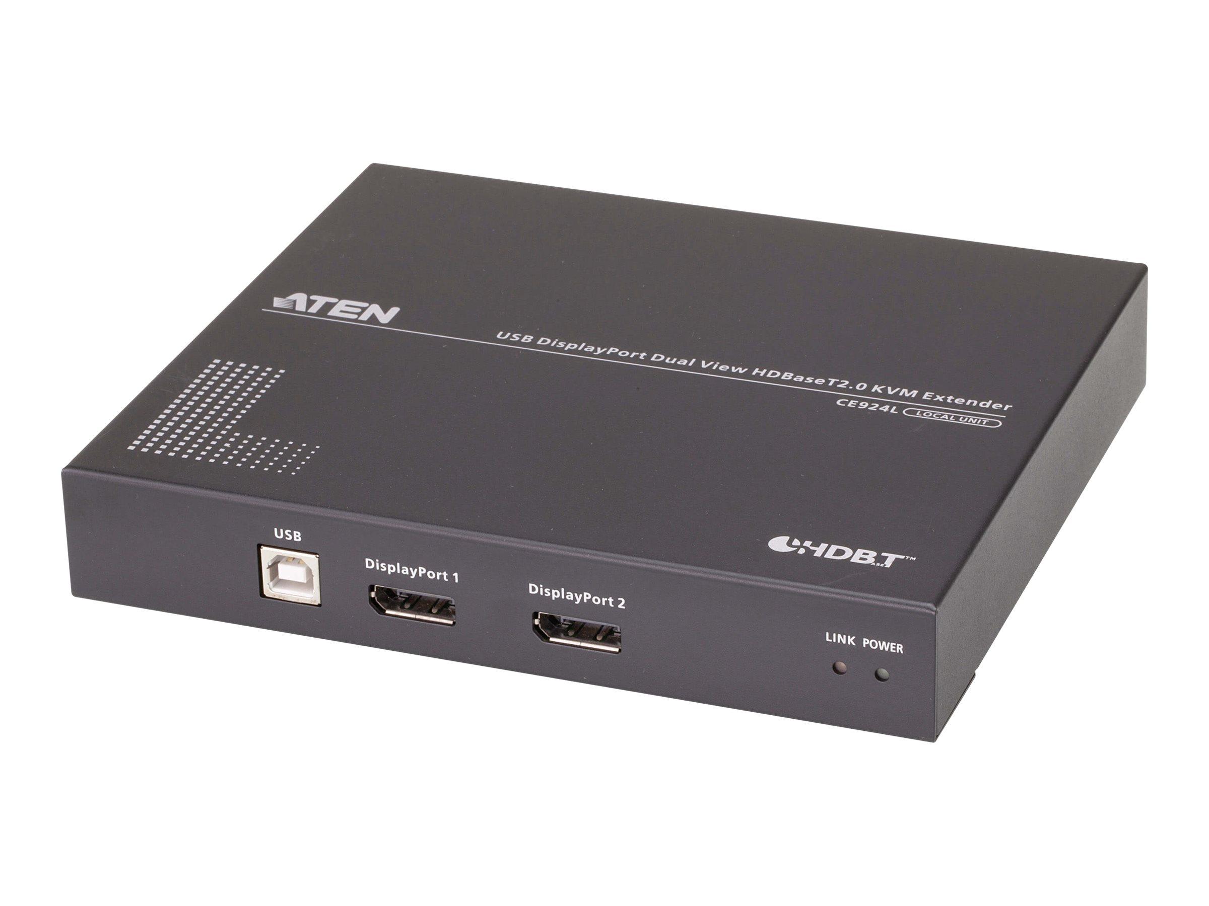 ATEN CE924 USB DisplayPort Dual-Anzeige HDBaseT 2.0 KVM Extender