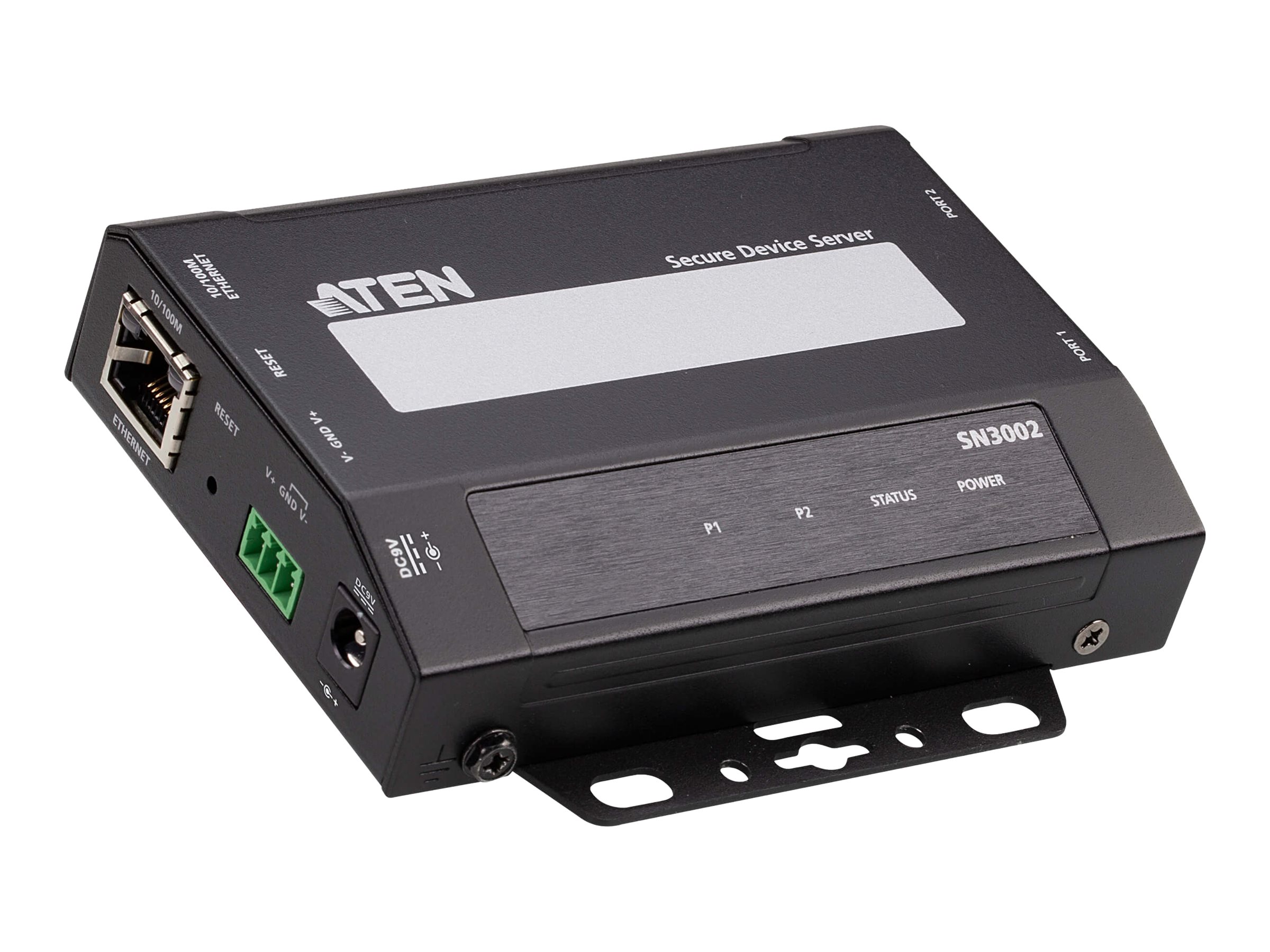 ATEN SN3002 2-Port RS-232 Secure Device Server